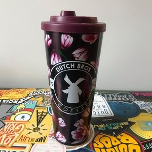 Dutch bros purple tulip mug